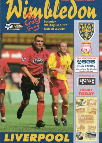 Match programme